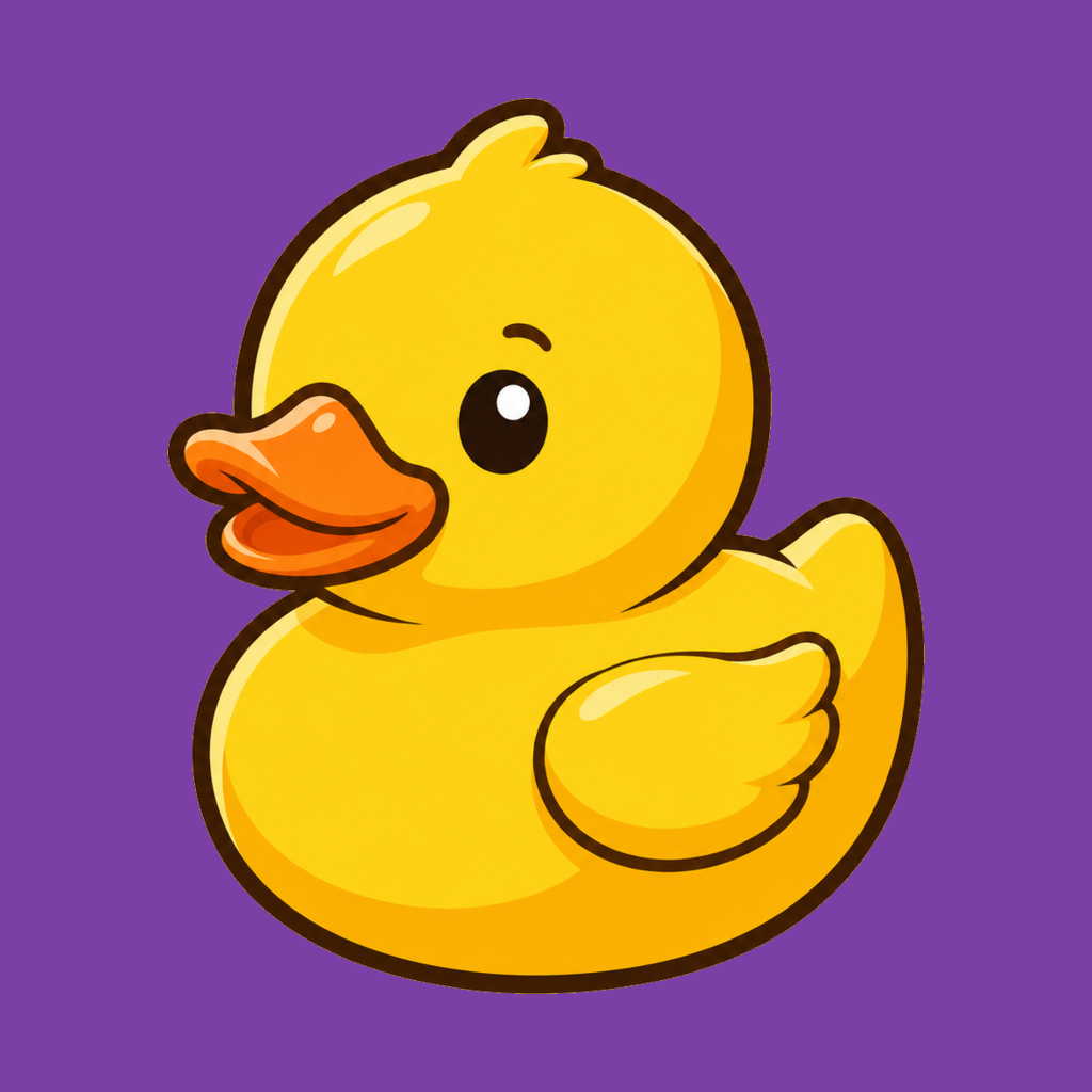 A collectible DailyDucky rubber duck